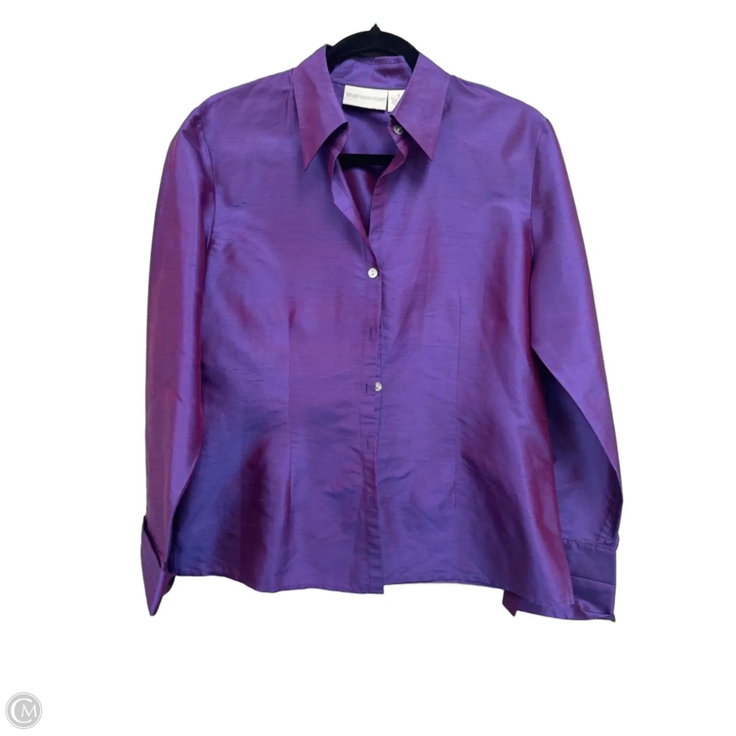 Top Long Sleeve By Worthington In Purple, Size: 8