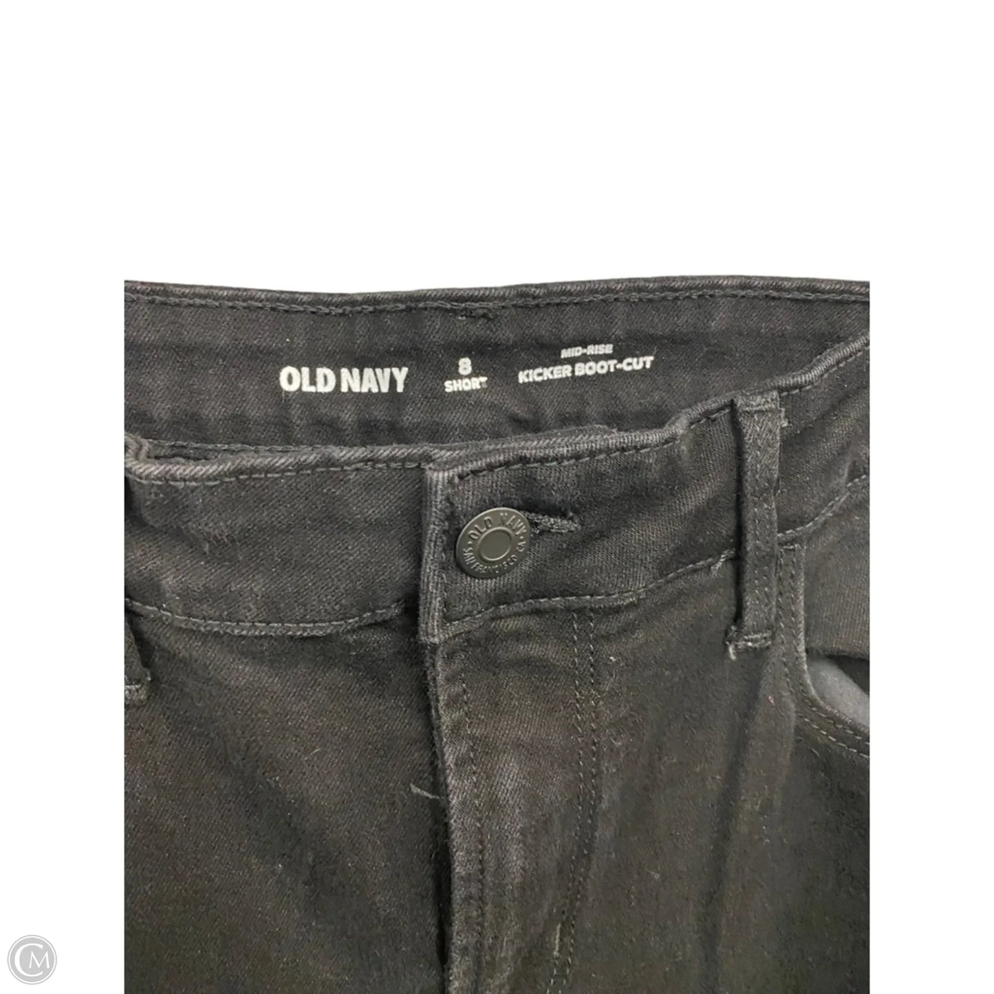 Jeans Boot Cut By Old Navy In Black Denim, Size: 8