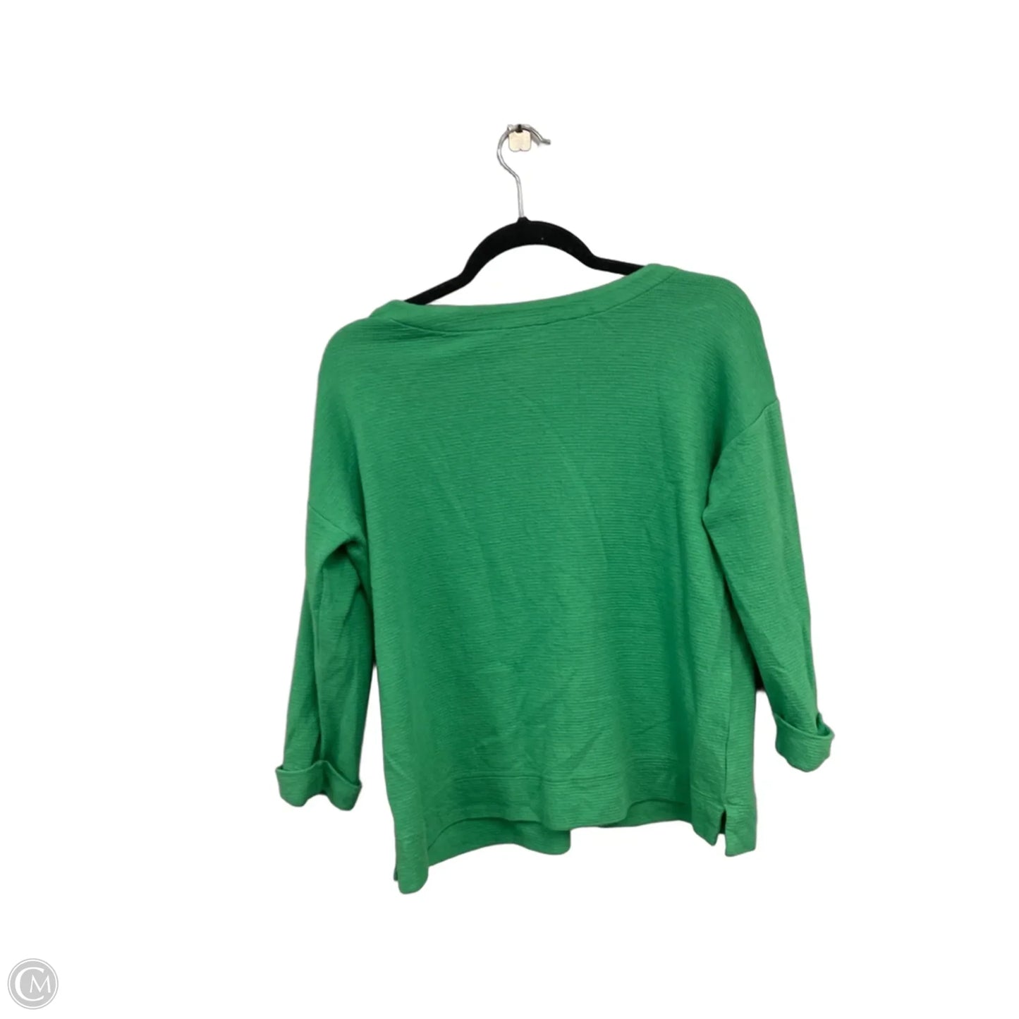 Top 3/4 Sleeve By J. Jill In Green, Size: S