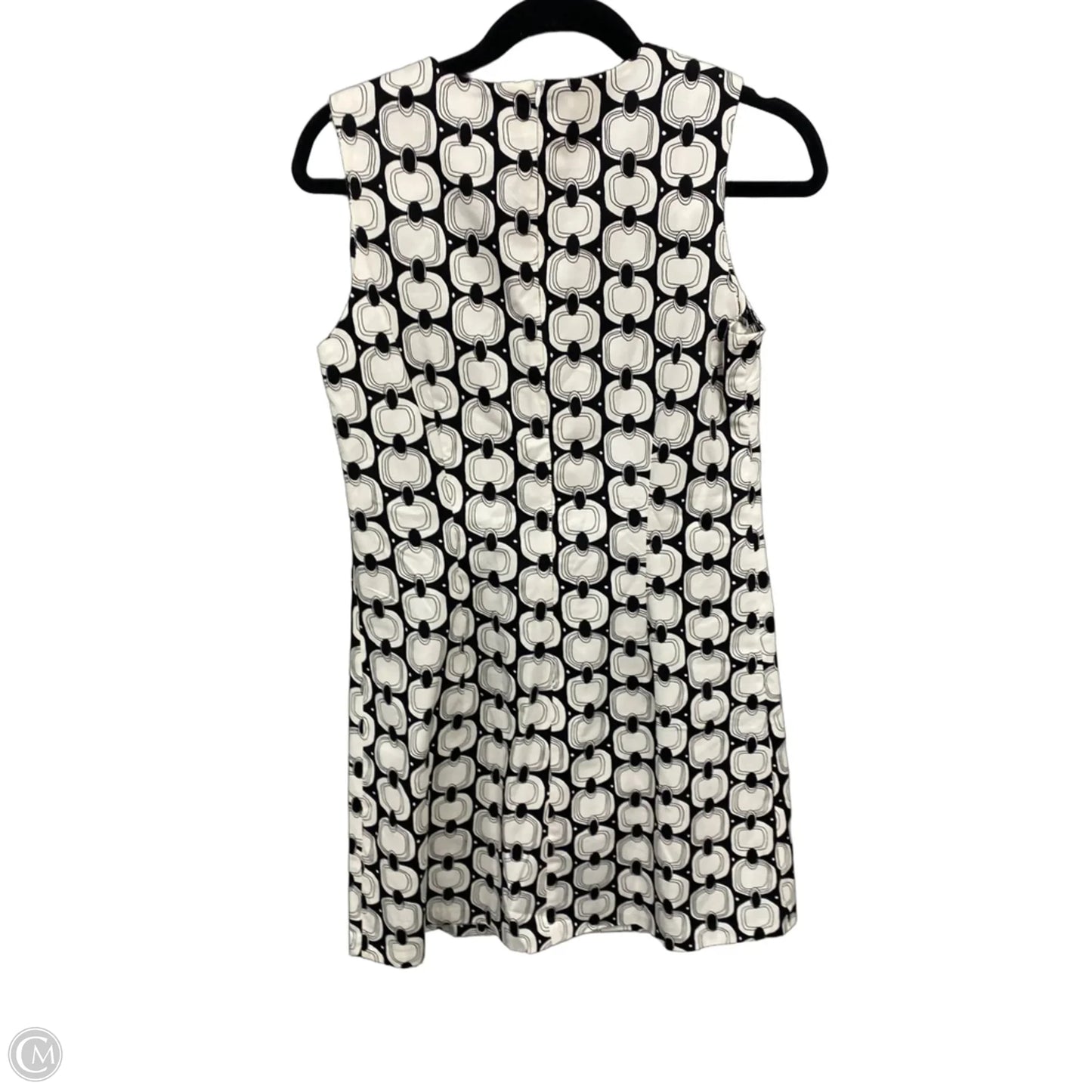 Dress Casual Short By Zara Basic In Black & White, Size: M