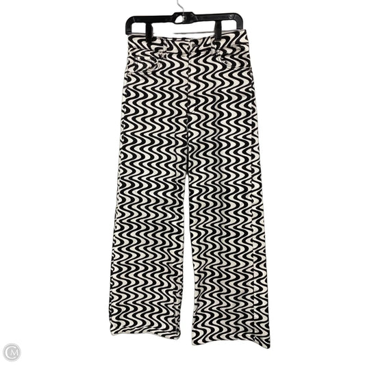 Jeans Wide Leg By Divided In Black & White, Size: M