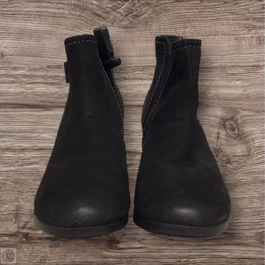 Boots Ankle Heels By Clarks In Black, Size: 6