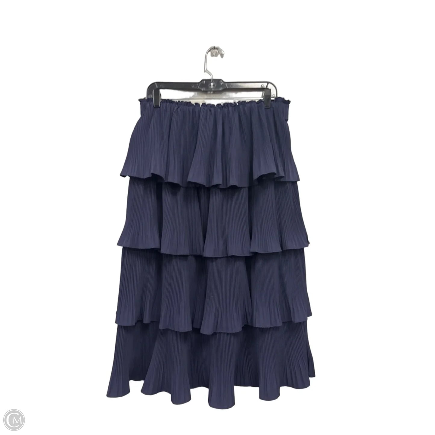 Skirt Midi By Mare Mare In Navy, Size: 1x