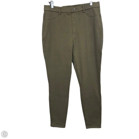 Pants Leggings By Uniqlo In Green, Size: Xl