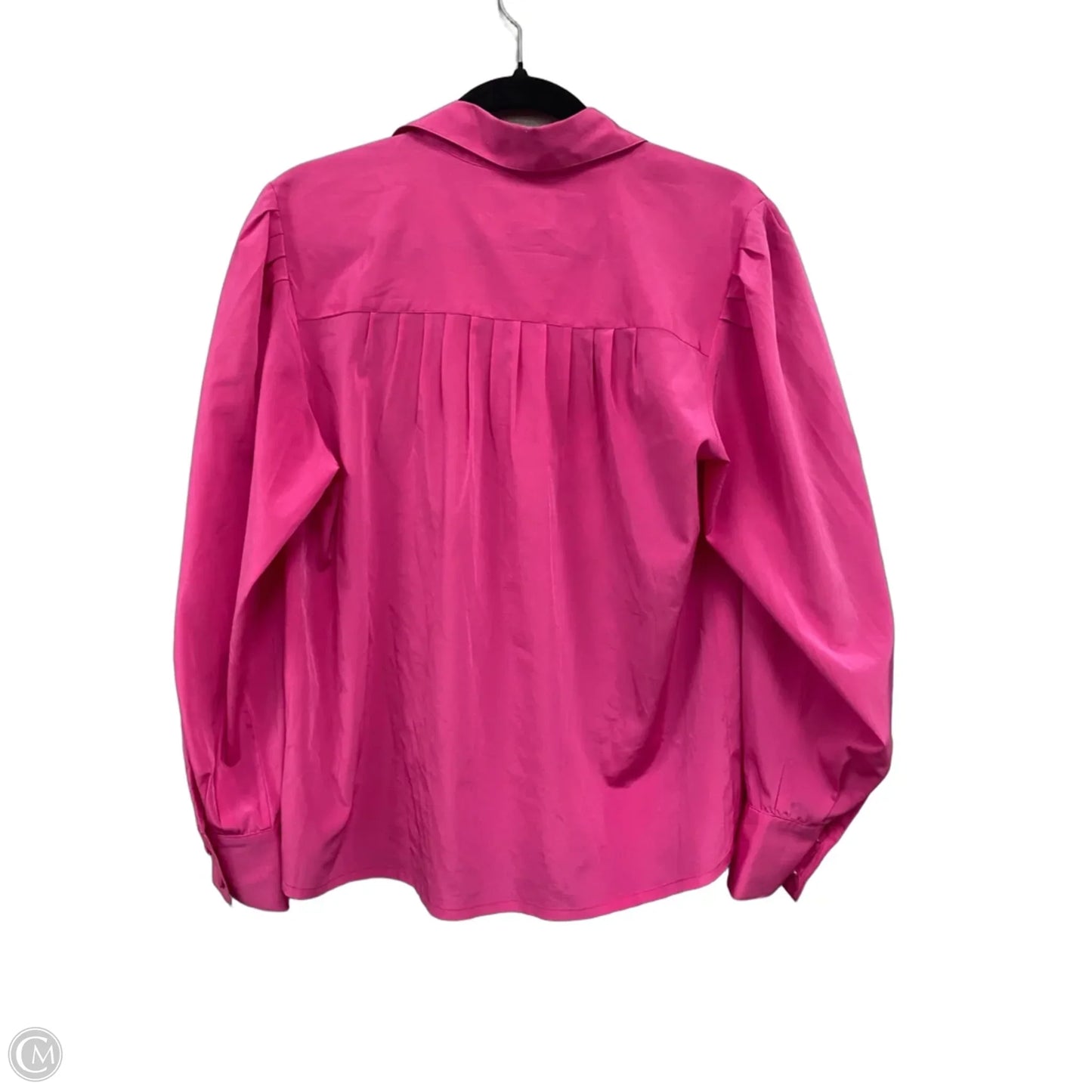 Blouse Long Sleeve By Clothes Mentor In Pink, Size: 10