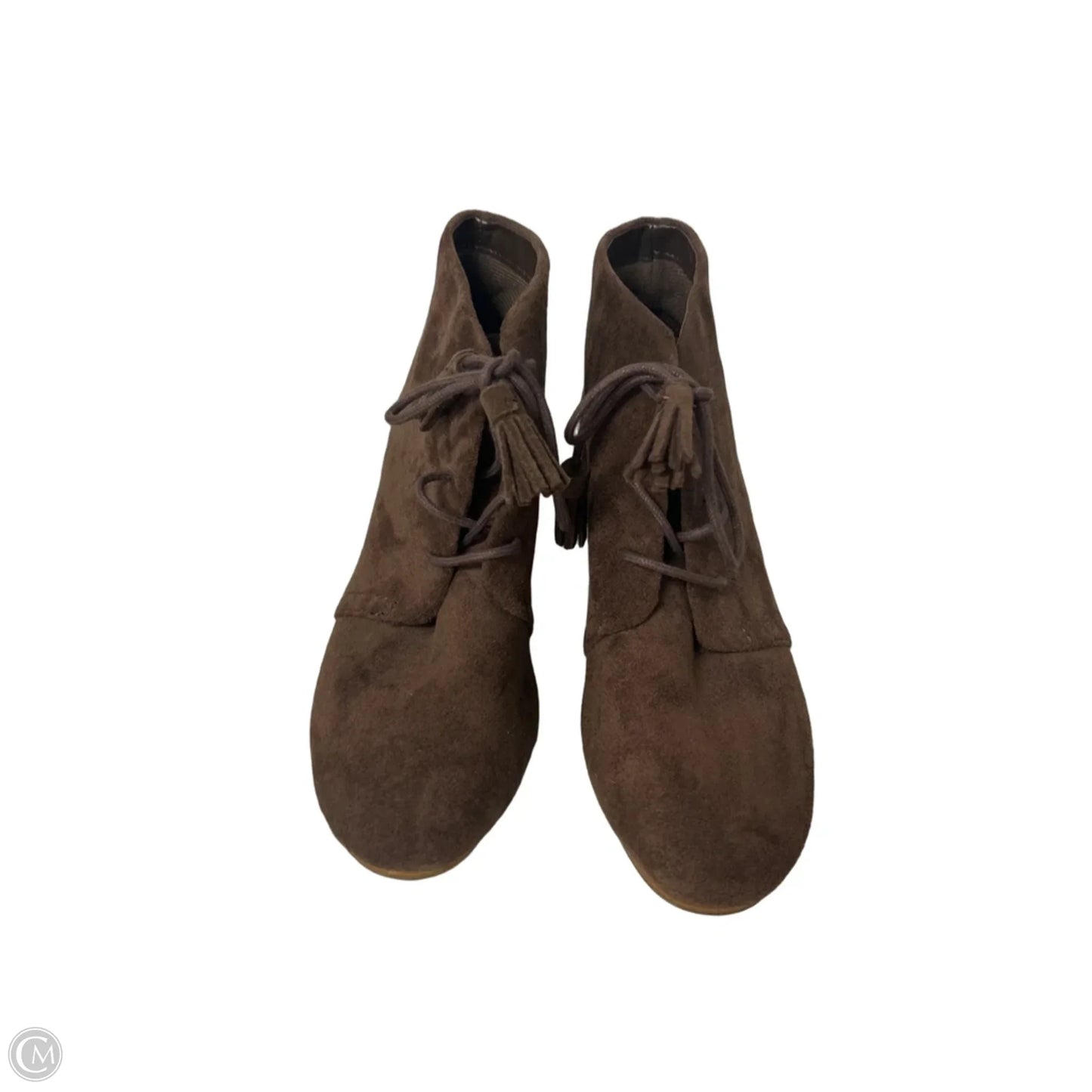 Boots Ankle Heels By Dr Scholls In Brown, Size: 7