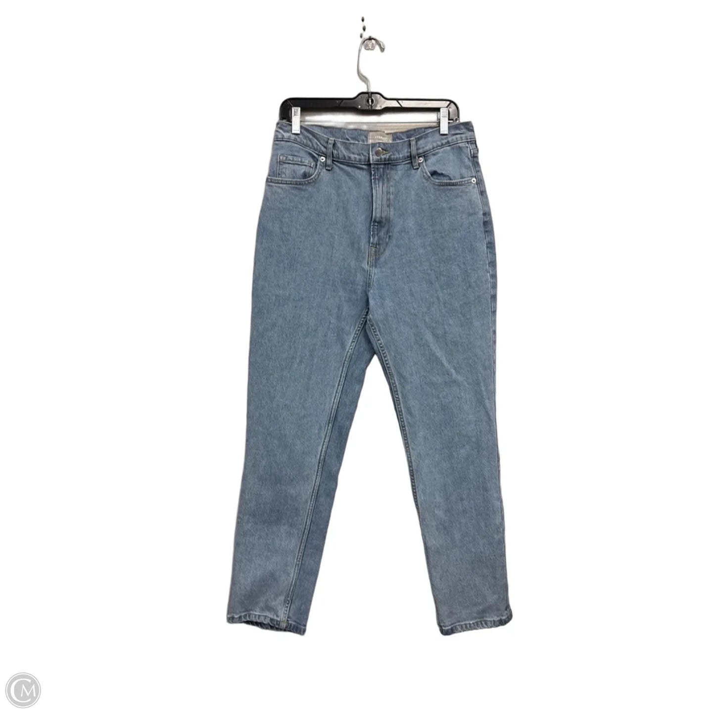 Jeans Straight By Everlane In Blue Denim, Size: 12