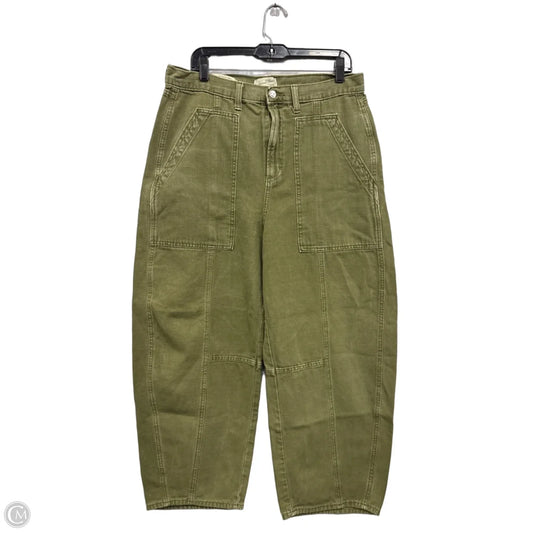 Jeans Wide Leg By Universal Thread In Green Denim, Size: 12