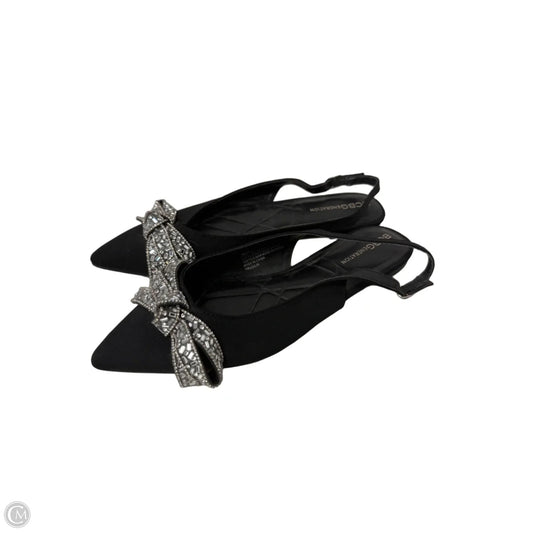 Shoes Flats By Bcbgeneration In Black & Silver, Size: 7