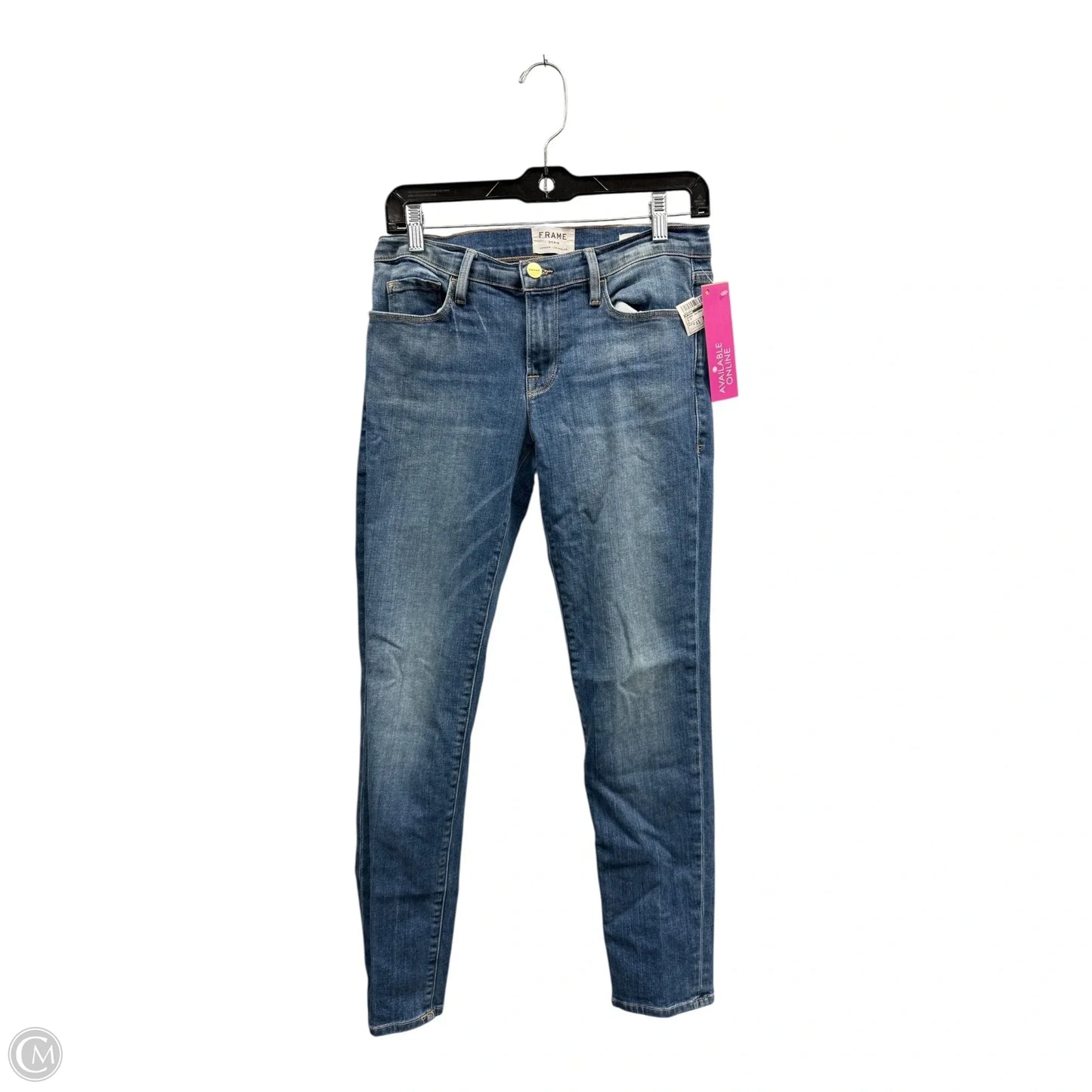 Jeans Skinny By Frame In Blue, Size: 2
