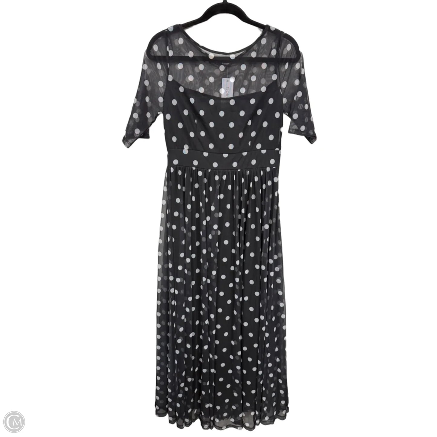 Dress Casual Maxi By Clothes Mentor In Black & White, Size: S