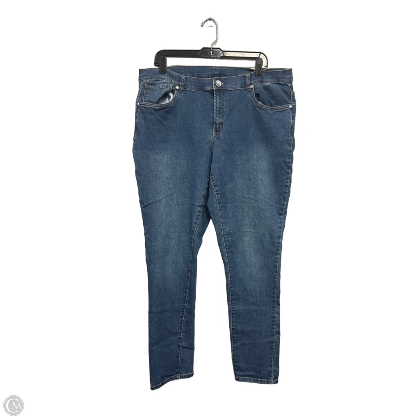 Jeans Straight By Venus In Blue, Size: 18