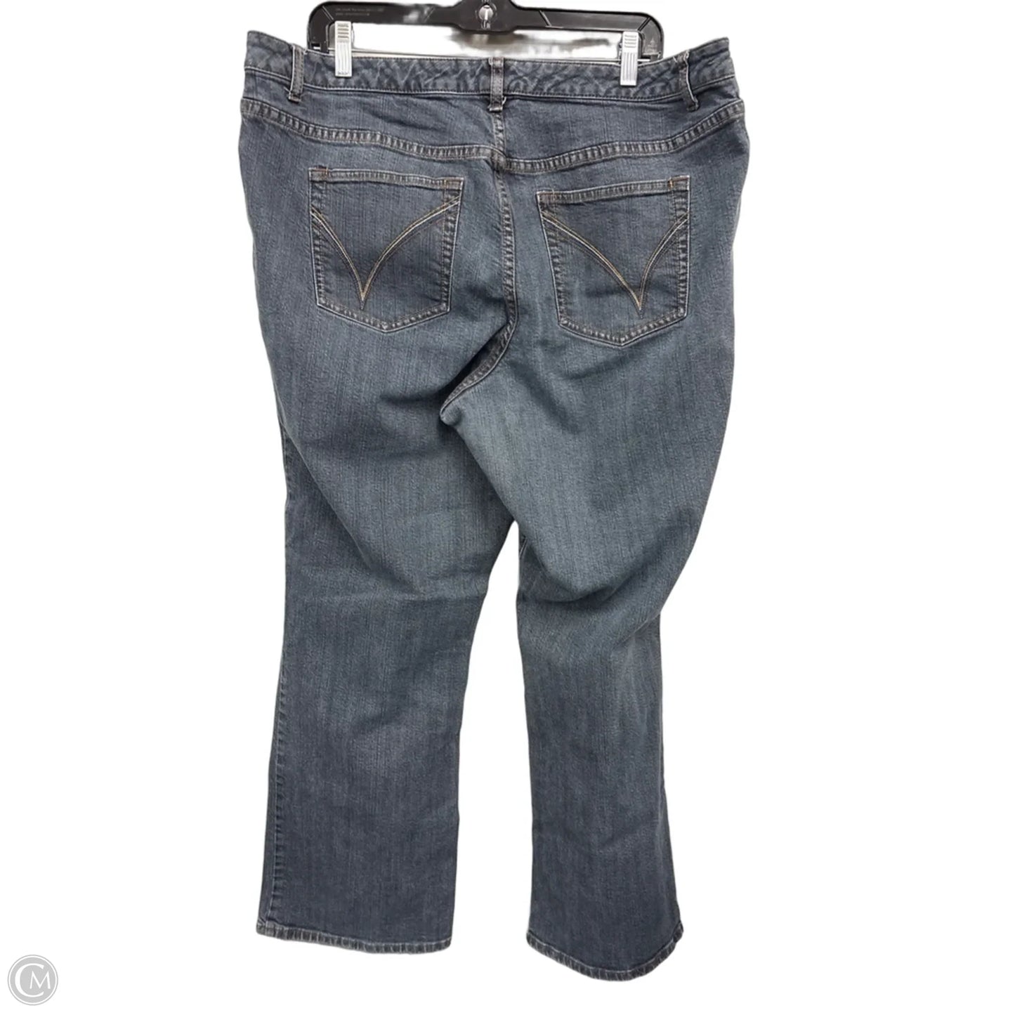 Jeans Wide Leg By Venezia In Blue, Size: 20