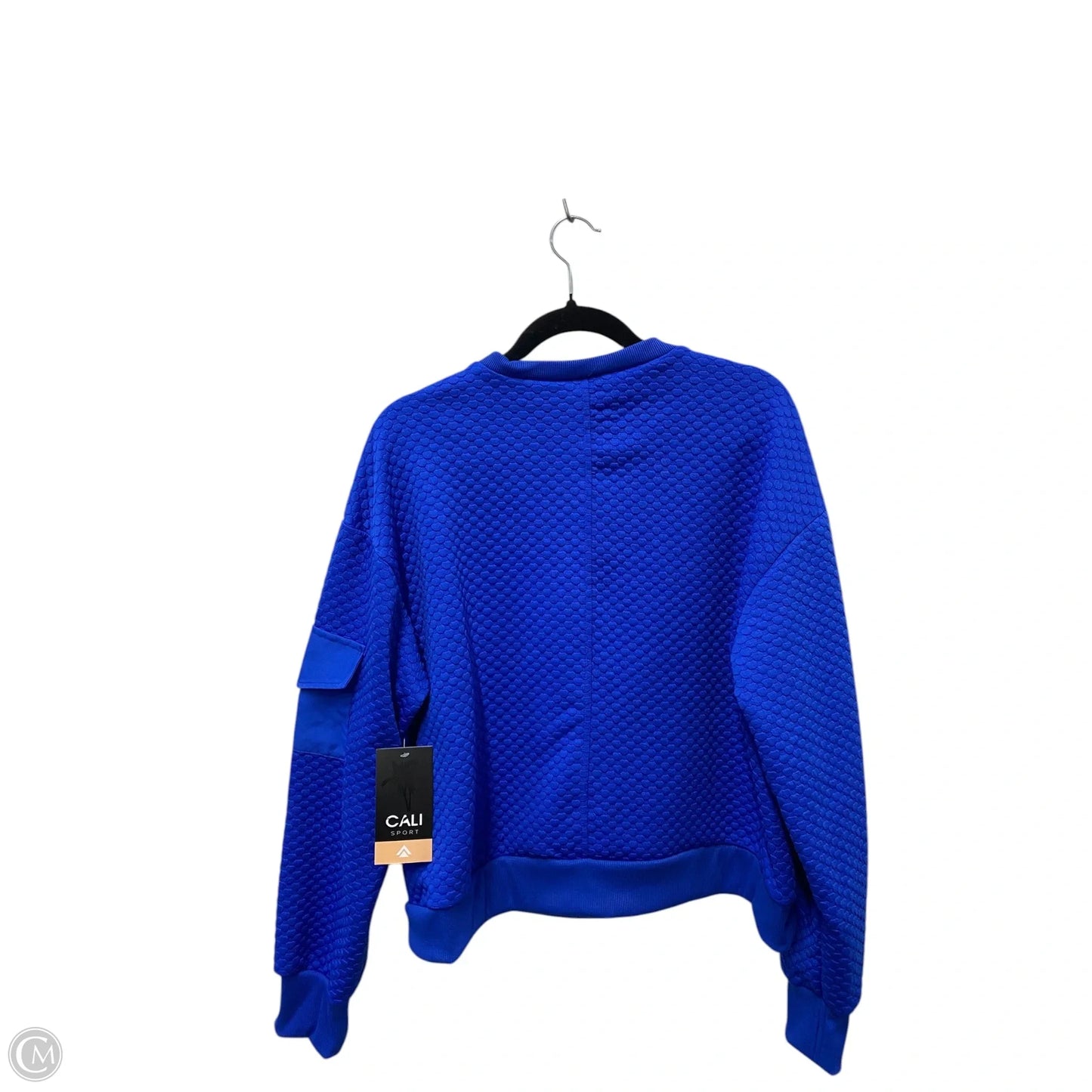 Athletic Top Long Sleeve Crewneck By Clothes Mentor In Blue, Size: L