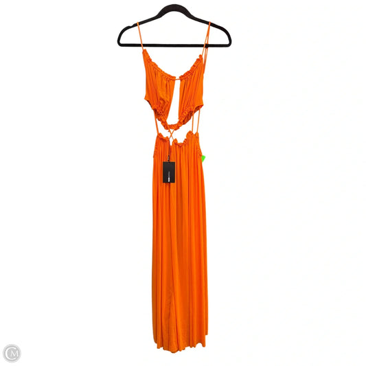 Swimwear Cover-up By Fashion Nova In Orange, Size: L