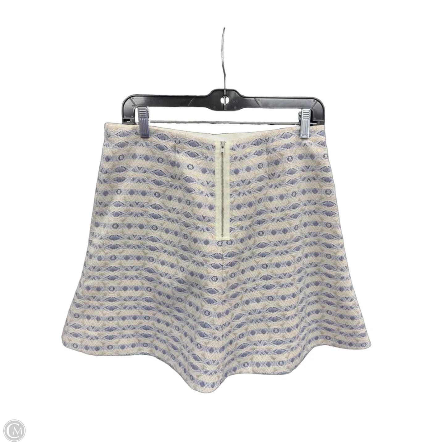 Skirt Midi By J. Crew In Blue & Cream, Size: 6