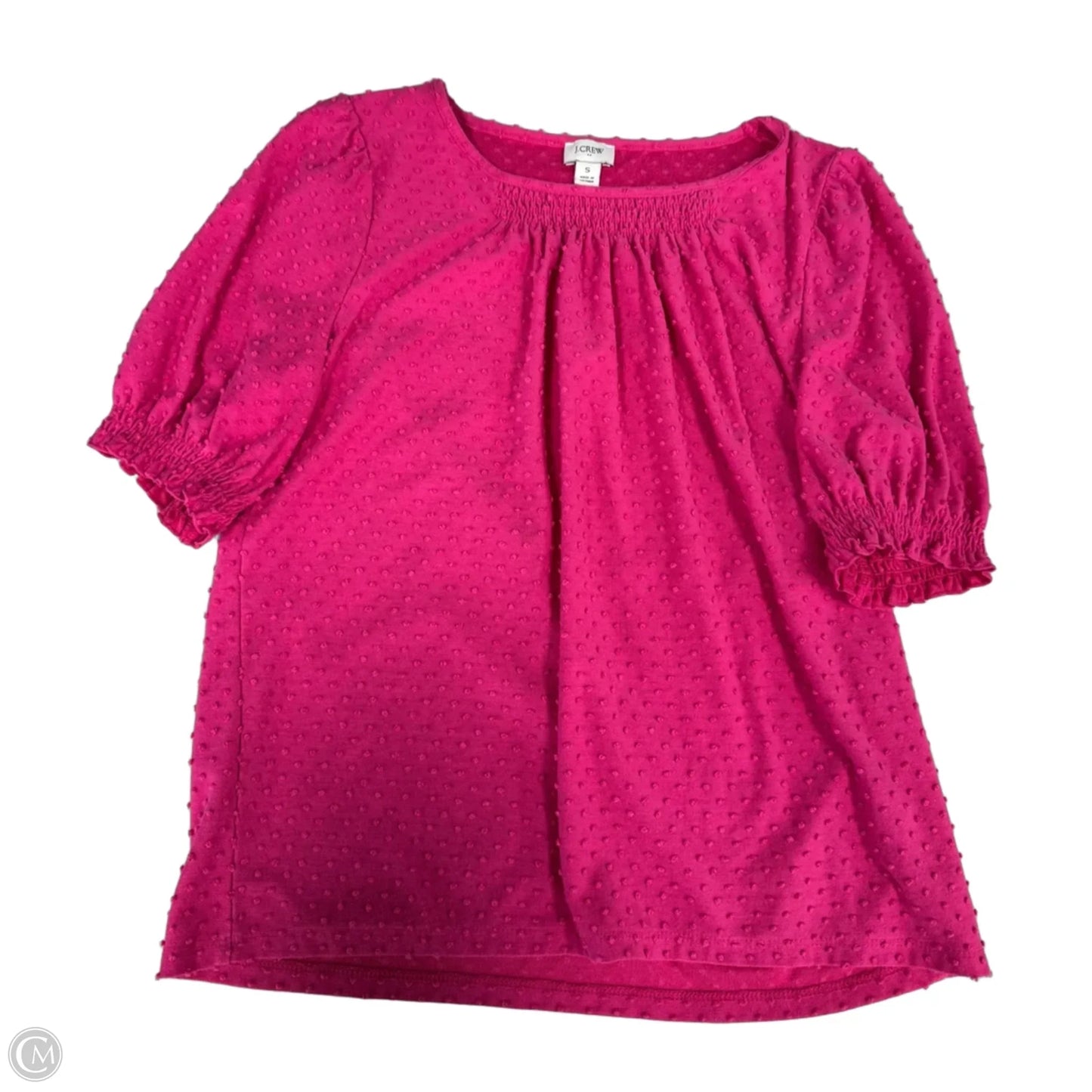 Top Short Sleeve By J. Crew In Pink, Size: S