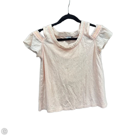 Top Short Sleeve By Akemi And Kin In Pink, Size: Xs