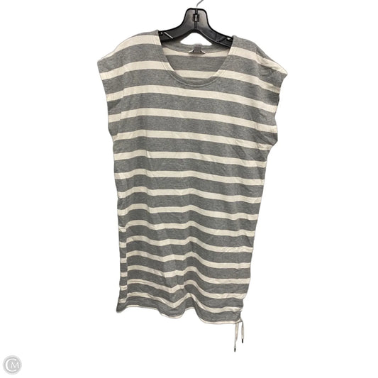 Dress Casual Short By Nautica In Cream & Grey, Size: L