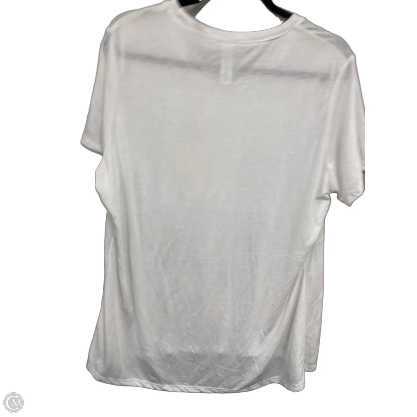 Top Short Sleeve By Clothes Mentor In Green & White, Size: Xxl