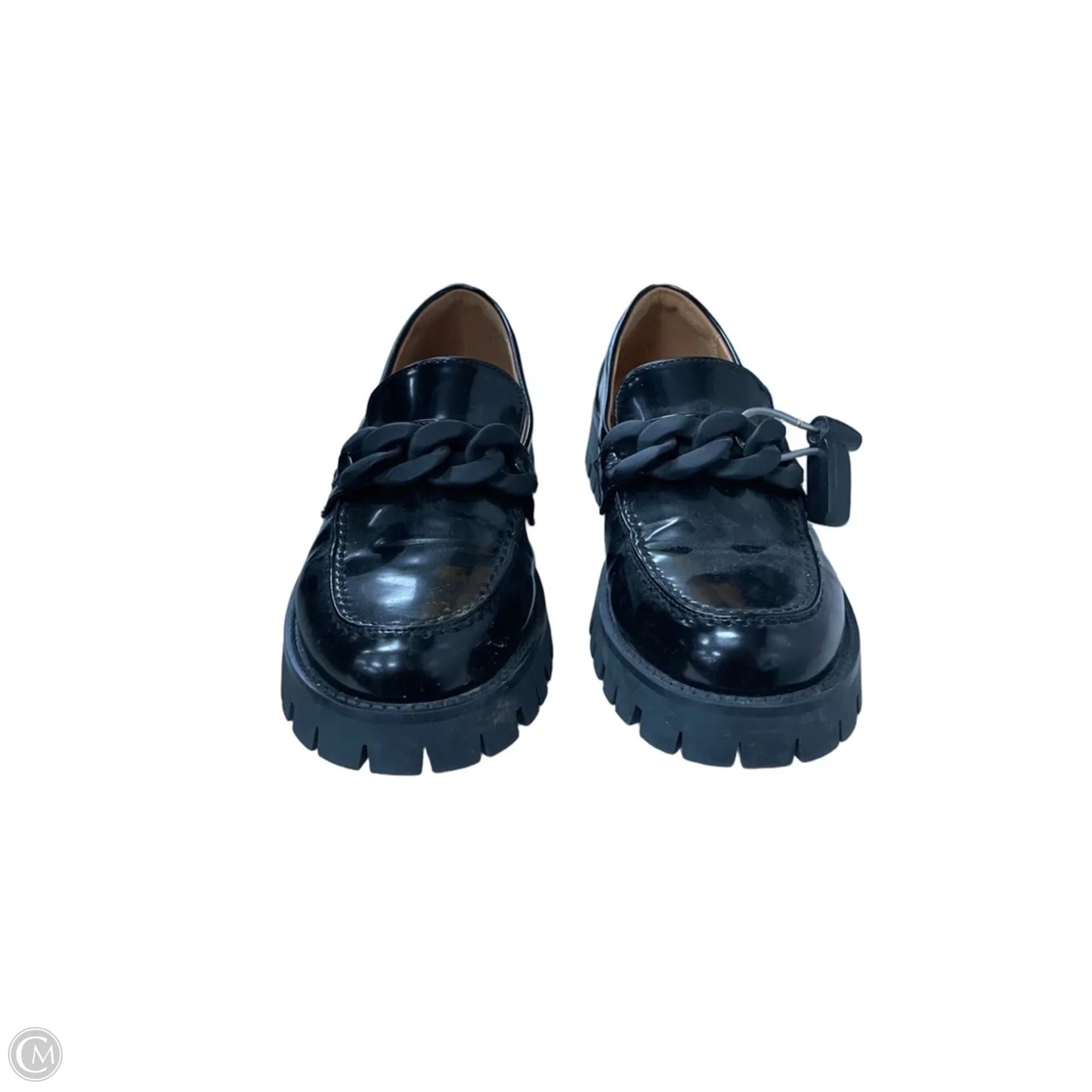 Sandals Heels Platform By Clothes Mentor In Black, Size: 8