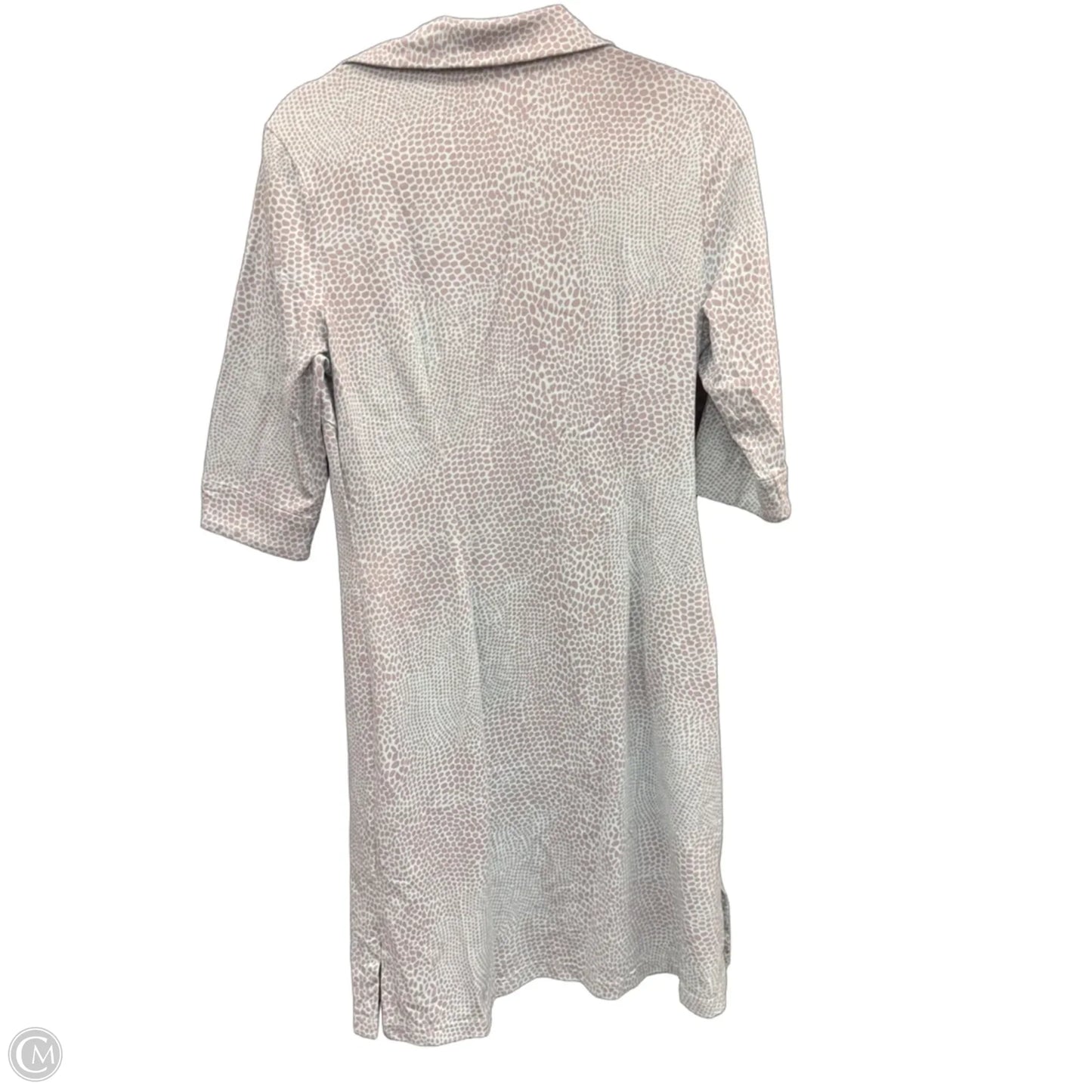 Dress Casual Midi By J Mclaughlin In Blue & Grey, Size: M