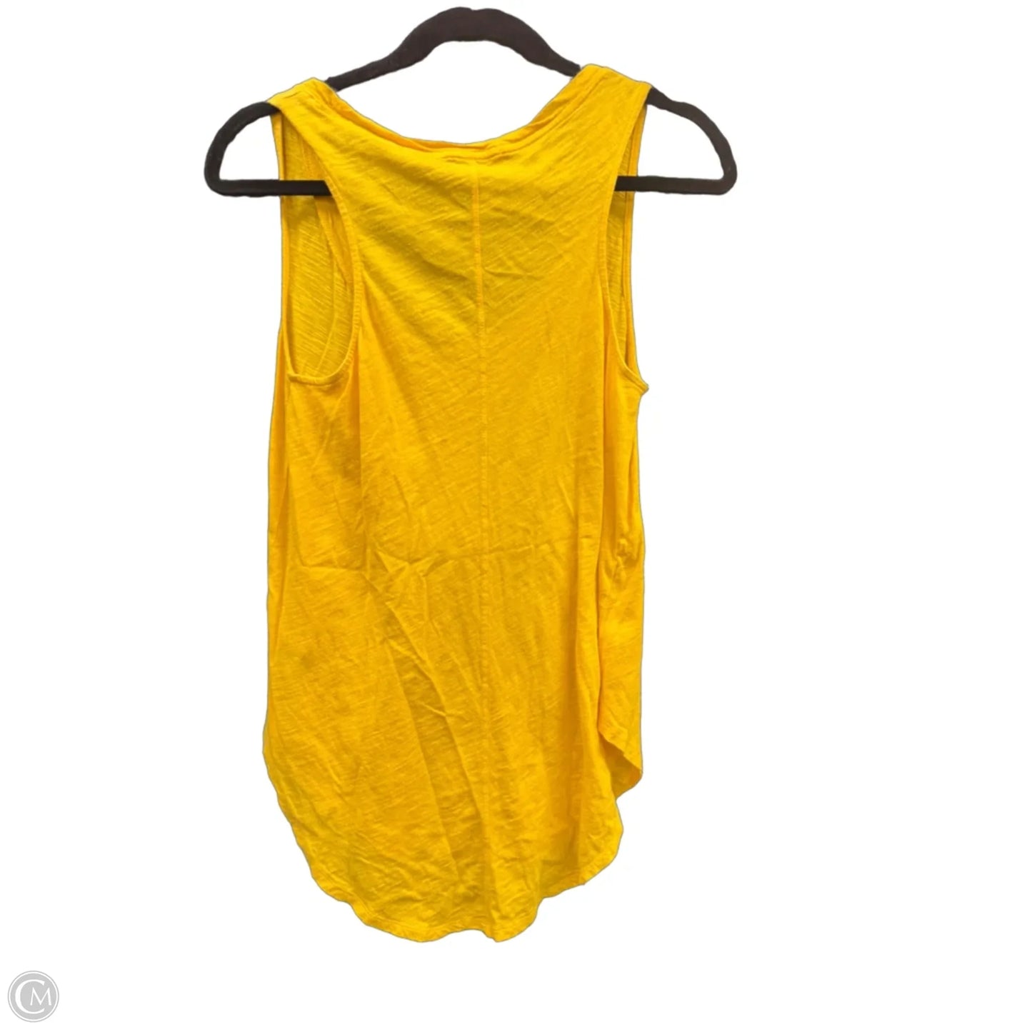 Top Sleeveless By Clothes Mentor In Yellow, Size: S