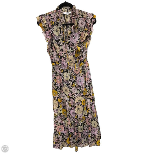 Dress Casual Maxi By Bb Dakota In Black & Pink, Size: S