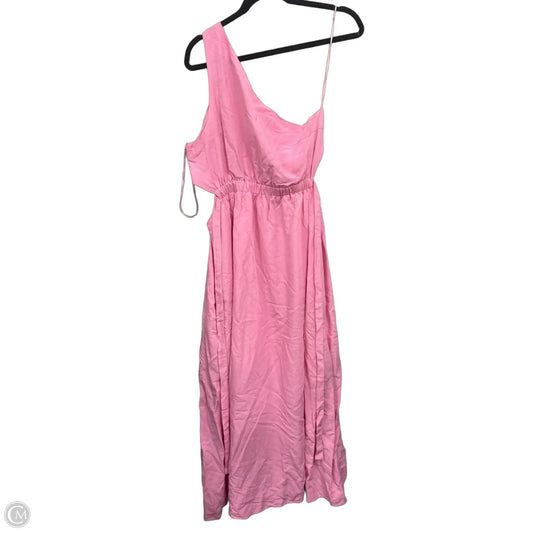 Dress Casual Maxi By Clothes Mentor In Pink, Size: L