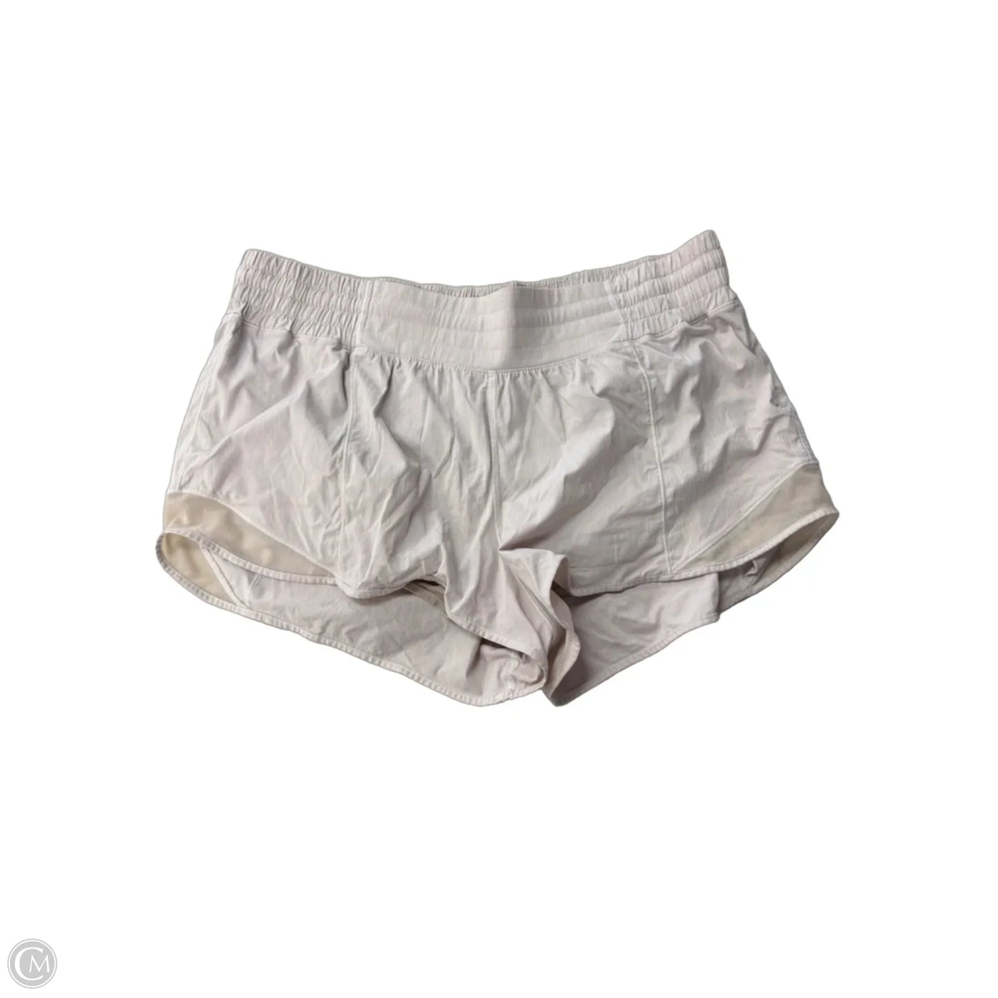 Athletic Shorts By Lululemon In Taupe, Size: Xl