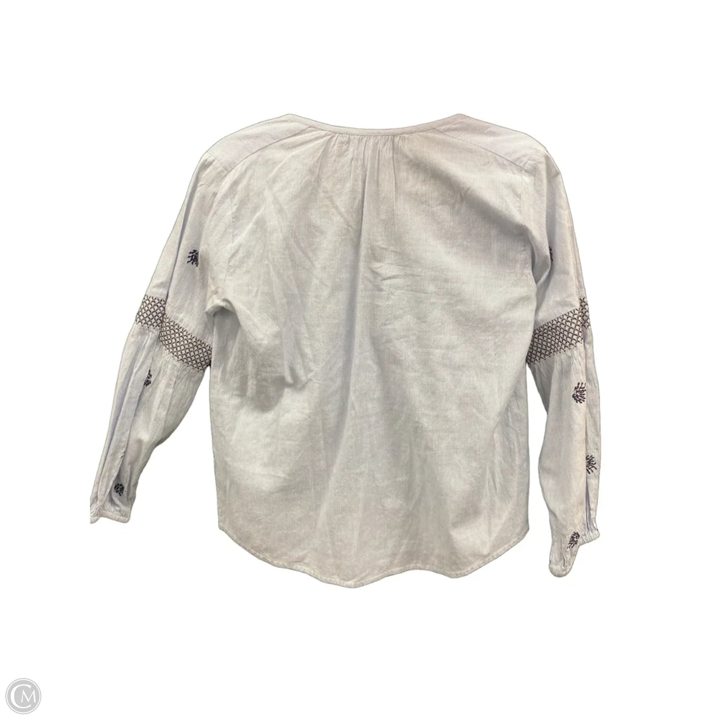 Top Long Sleeve By Velvet By Graham & Spencer In Blue, Size: Xs