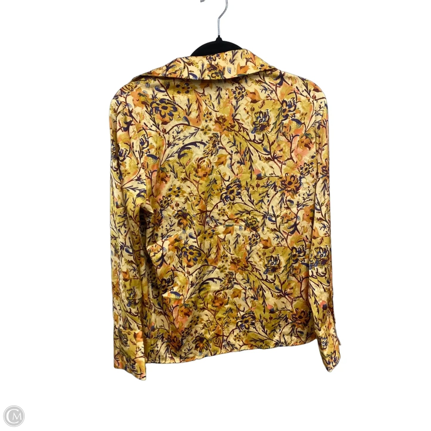 Top Long Sleeve By Rachel Zoe In Orange & Yellow, Size: S
