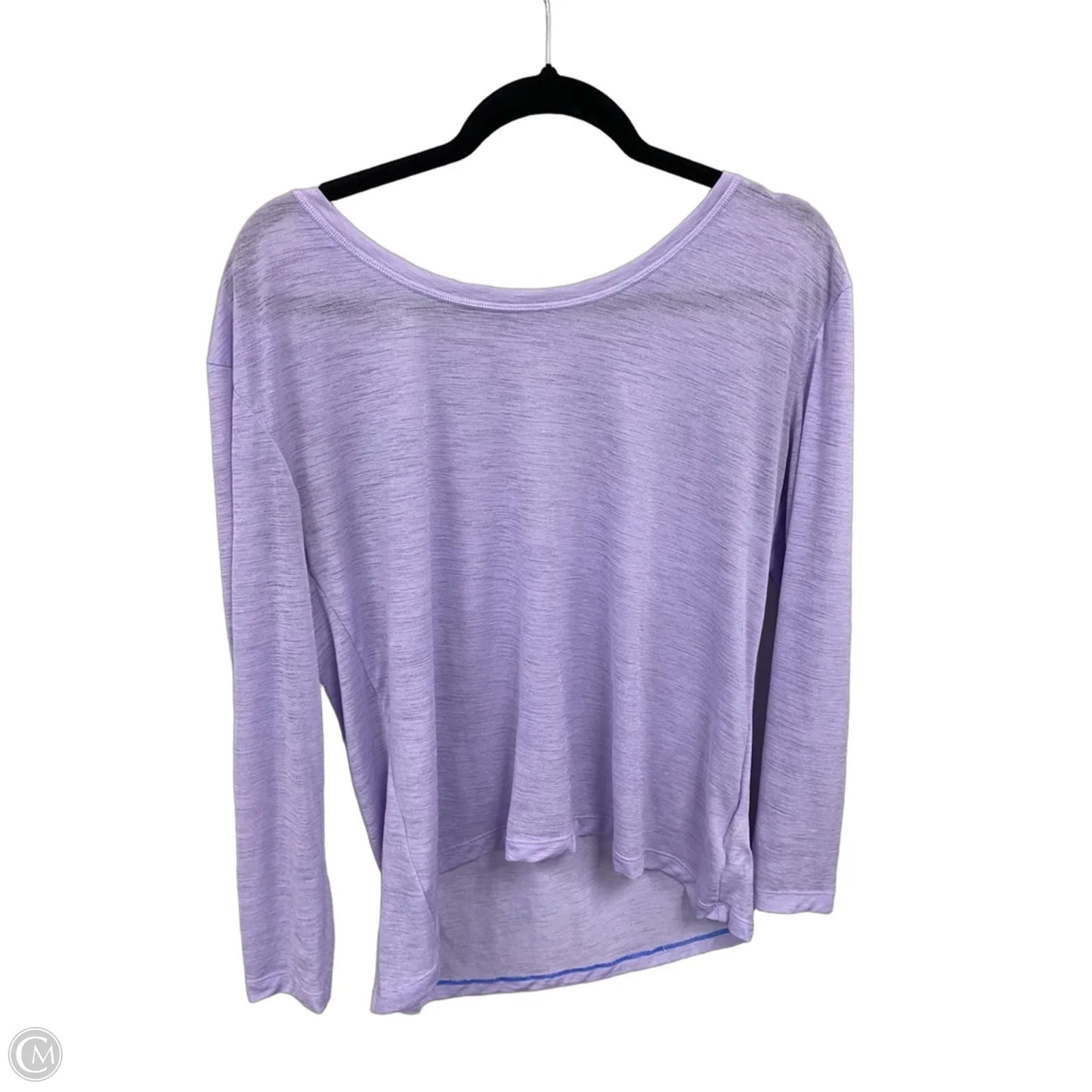 Athletic Top Long Sleeve Collar By Old Navy In Purple, Size: S