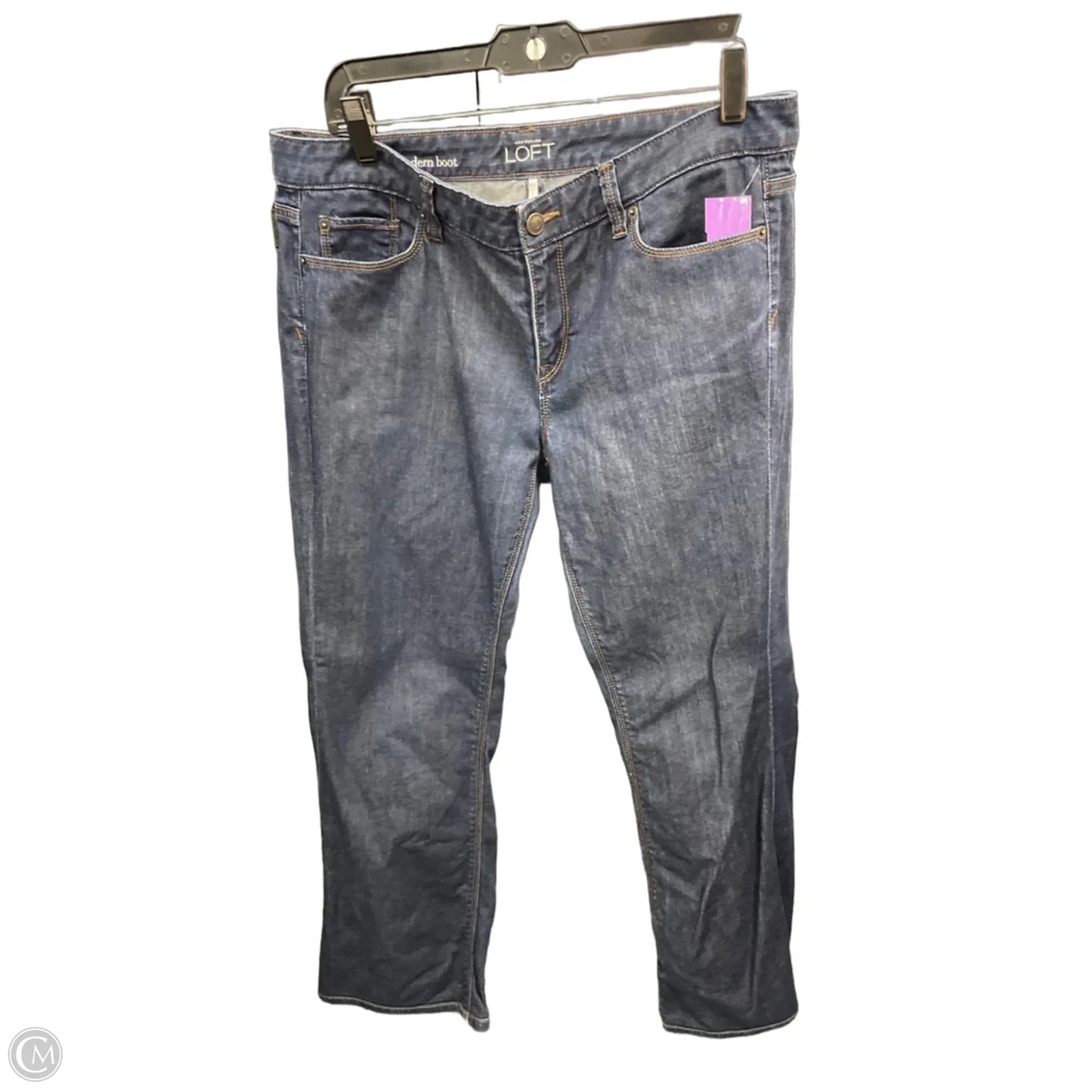 Jeans Boot Cut By Loft In Blue Denim, Size: 12