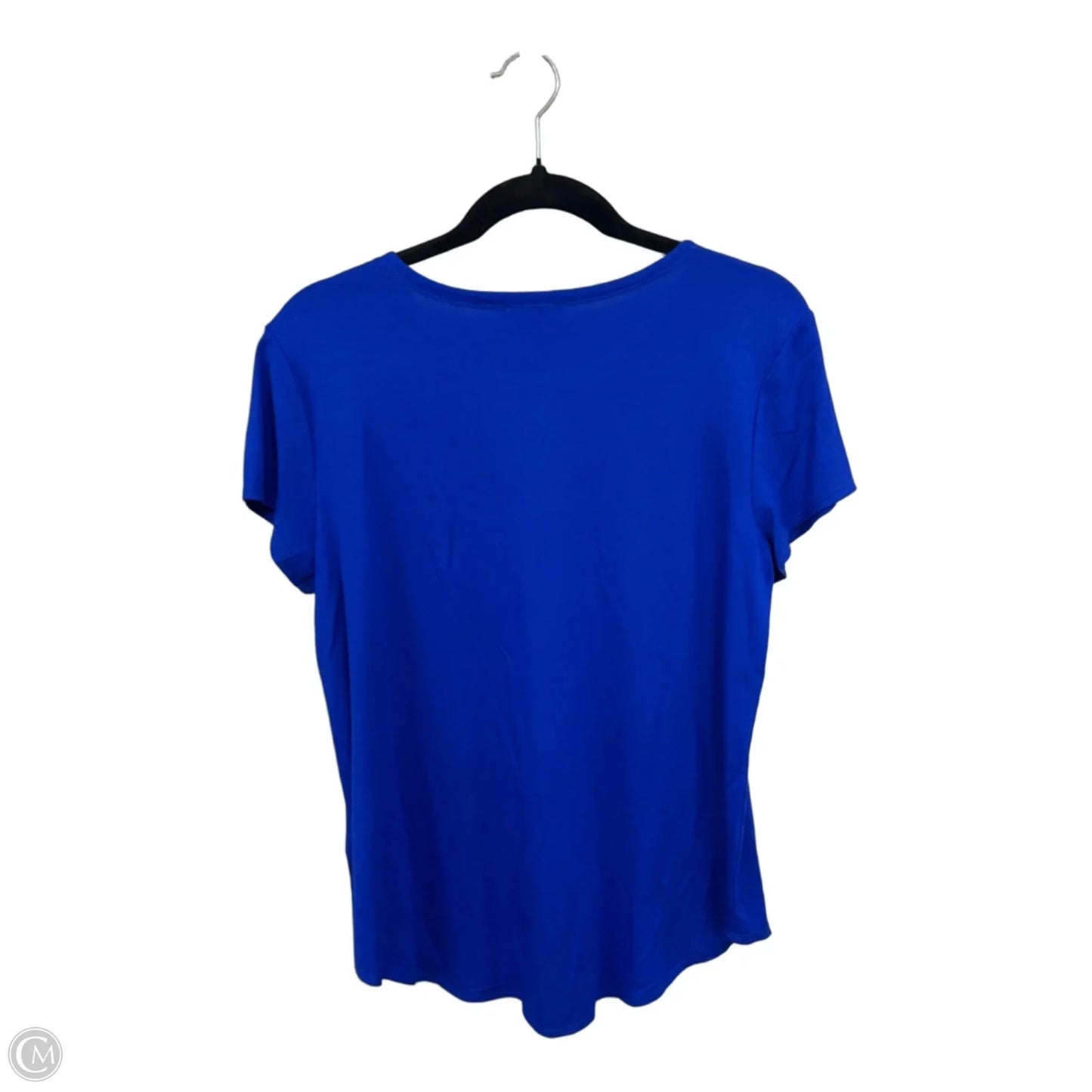 Top Short Sleeve By Cupio In Blue, Size: L