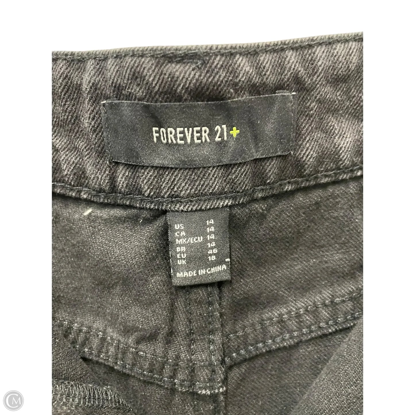 Shorts By Forever 21 In Black, Size: 14