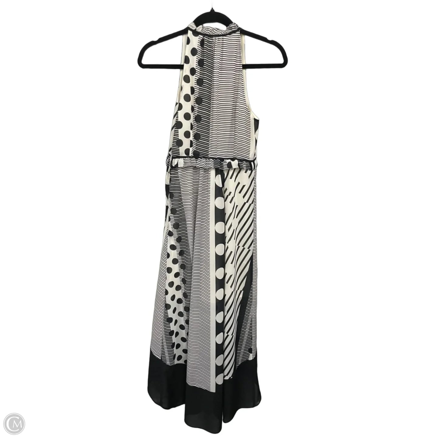 Dress Casual Maxi By Maeve In Black & White, Size: 0p