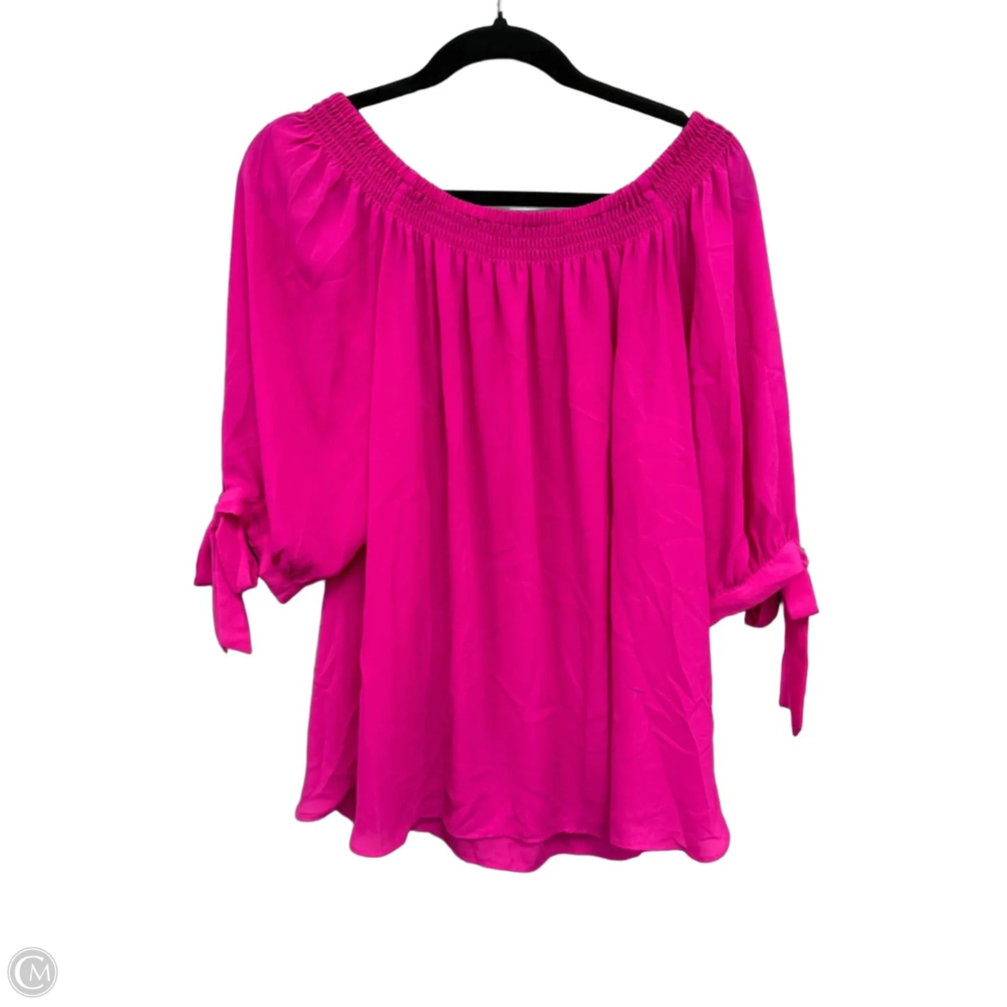 Top Short Sleeve By Peter Nygard In Pink, Size: 14p