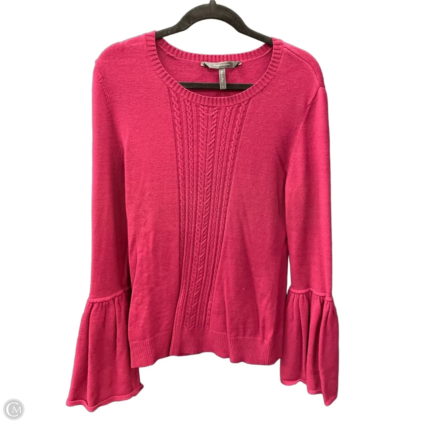 Top Long Sleeve By Bcbg In Red, Size: L