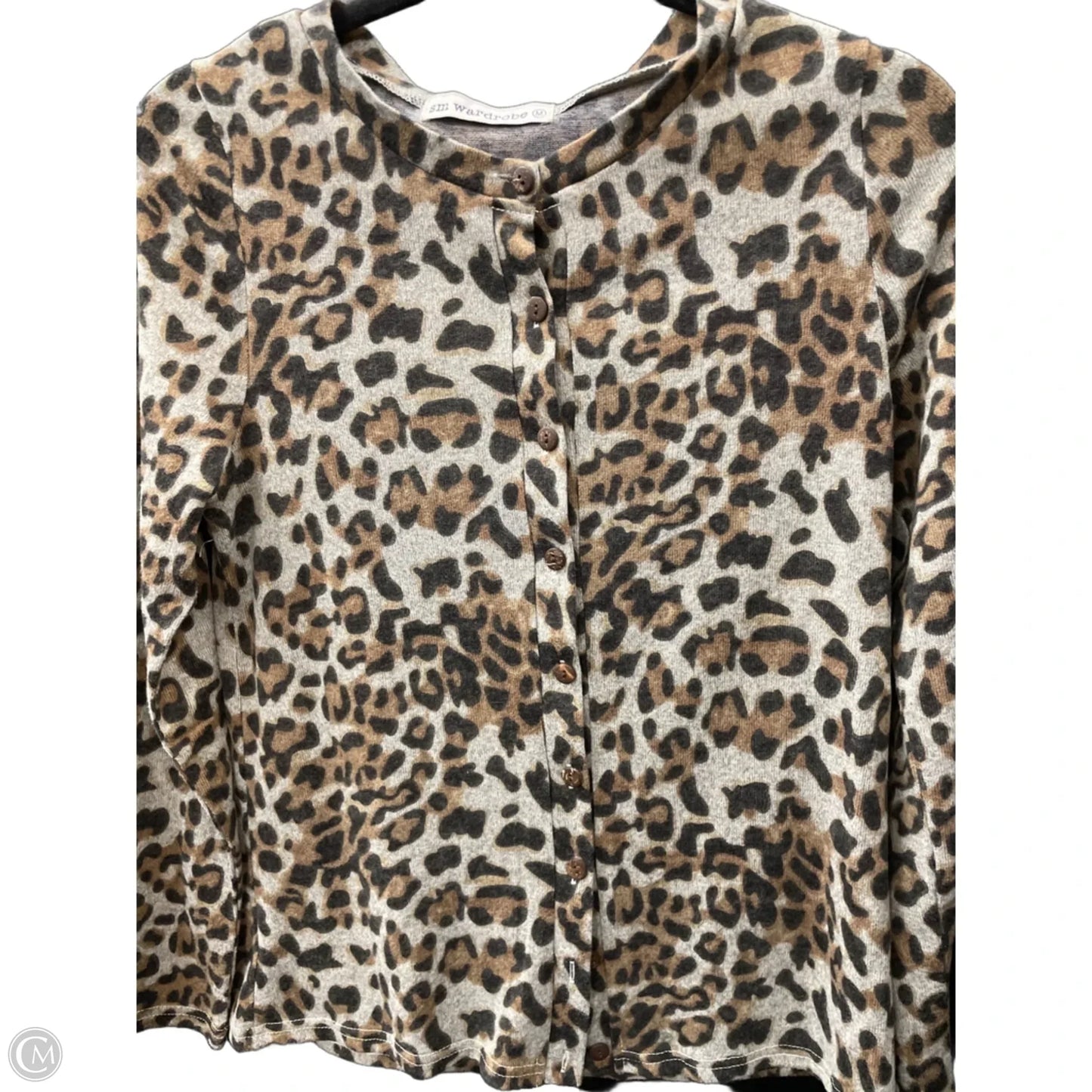 Sweater By Clothes Mentor In Animal Print, Size: M