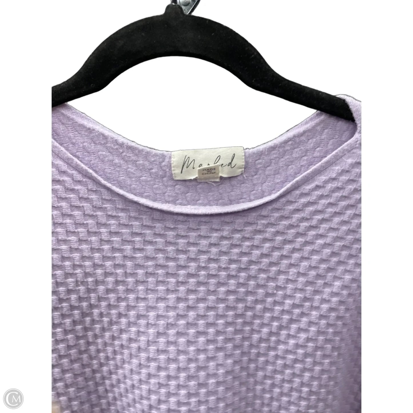Top Long Sleeve By Marled In Purple, Size: S