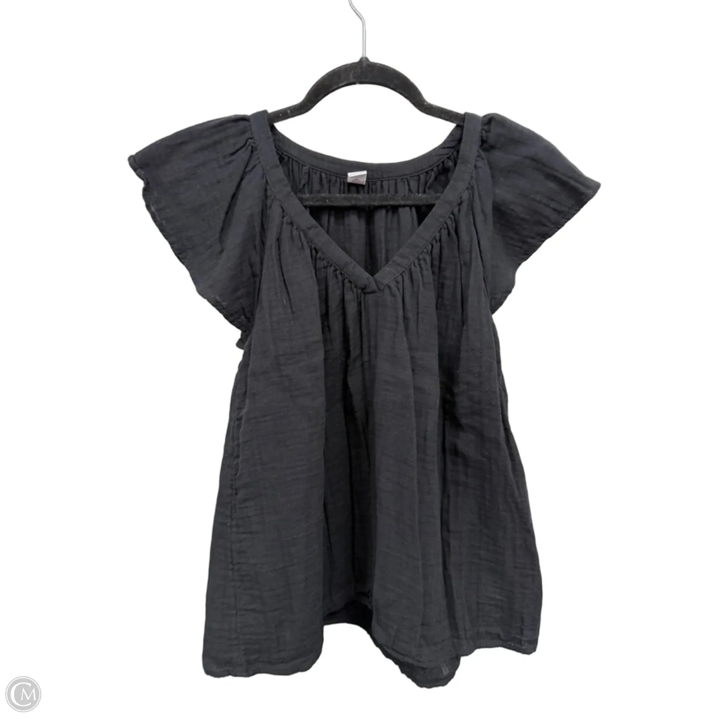 Top Short Sleeve By Old Navy In Black, Size: M