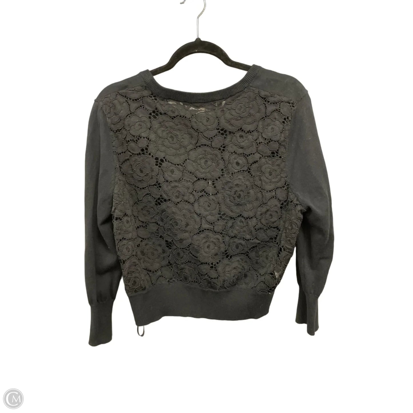 Sweater Designer By Karl Lagerfeld In Black & White, Size: Xl