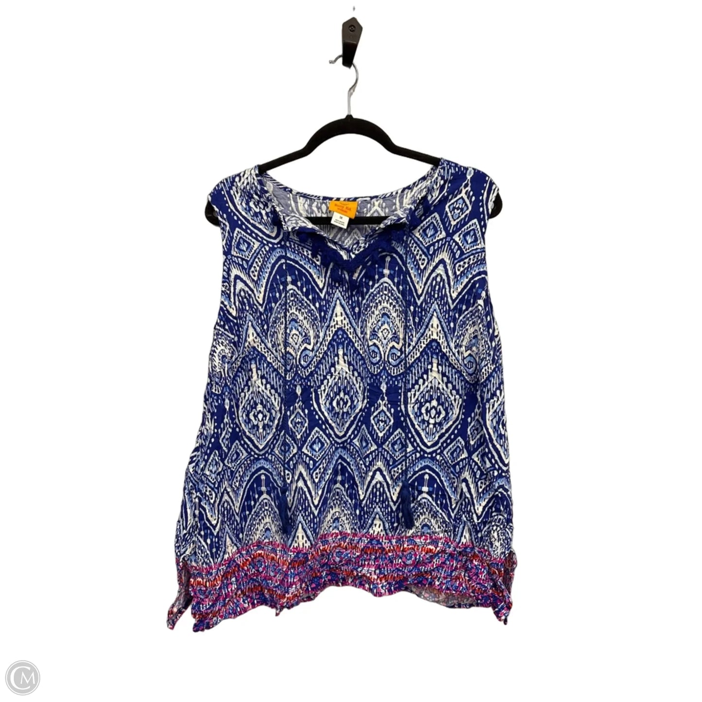 Top Sleeveless By Ruby Rd In Blue, Size: 1x
