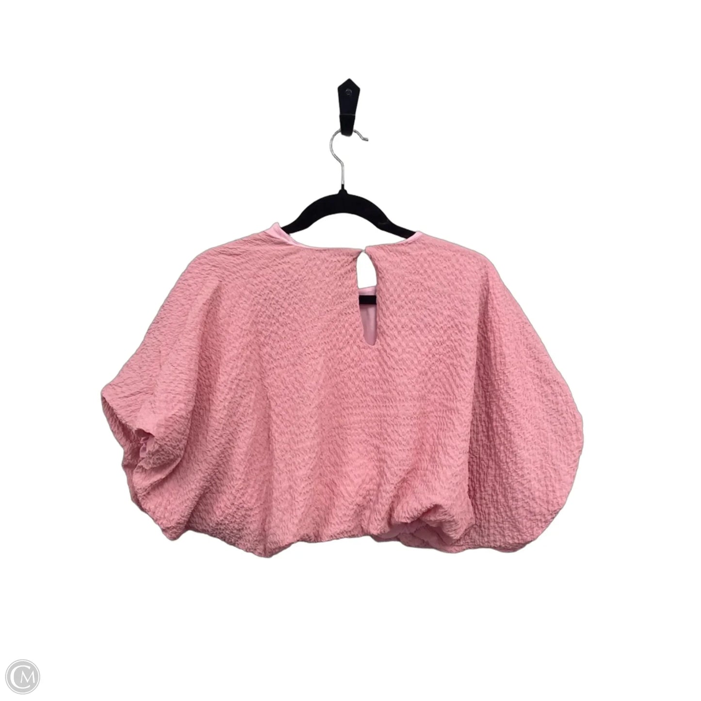 Top Short Sleeve By Endless Rose In Pink, Size: S