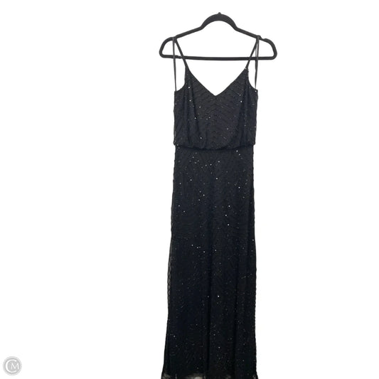 Dress Party Long By Adrianna Papell In Black, Size: 2