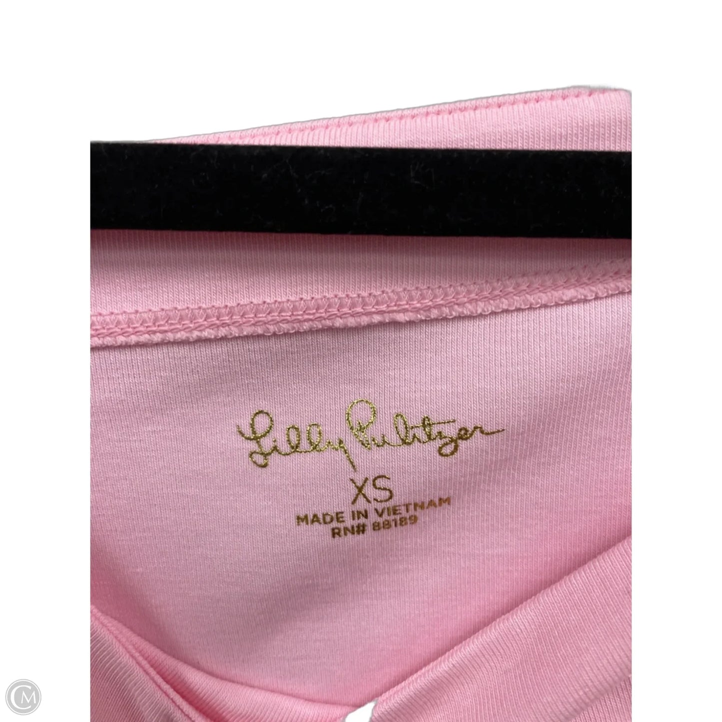 Top Long Sleeve Designer By Lilly Pulitzer In Pink, Size: Xs