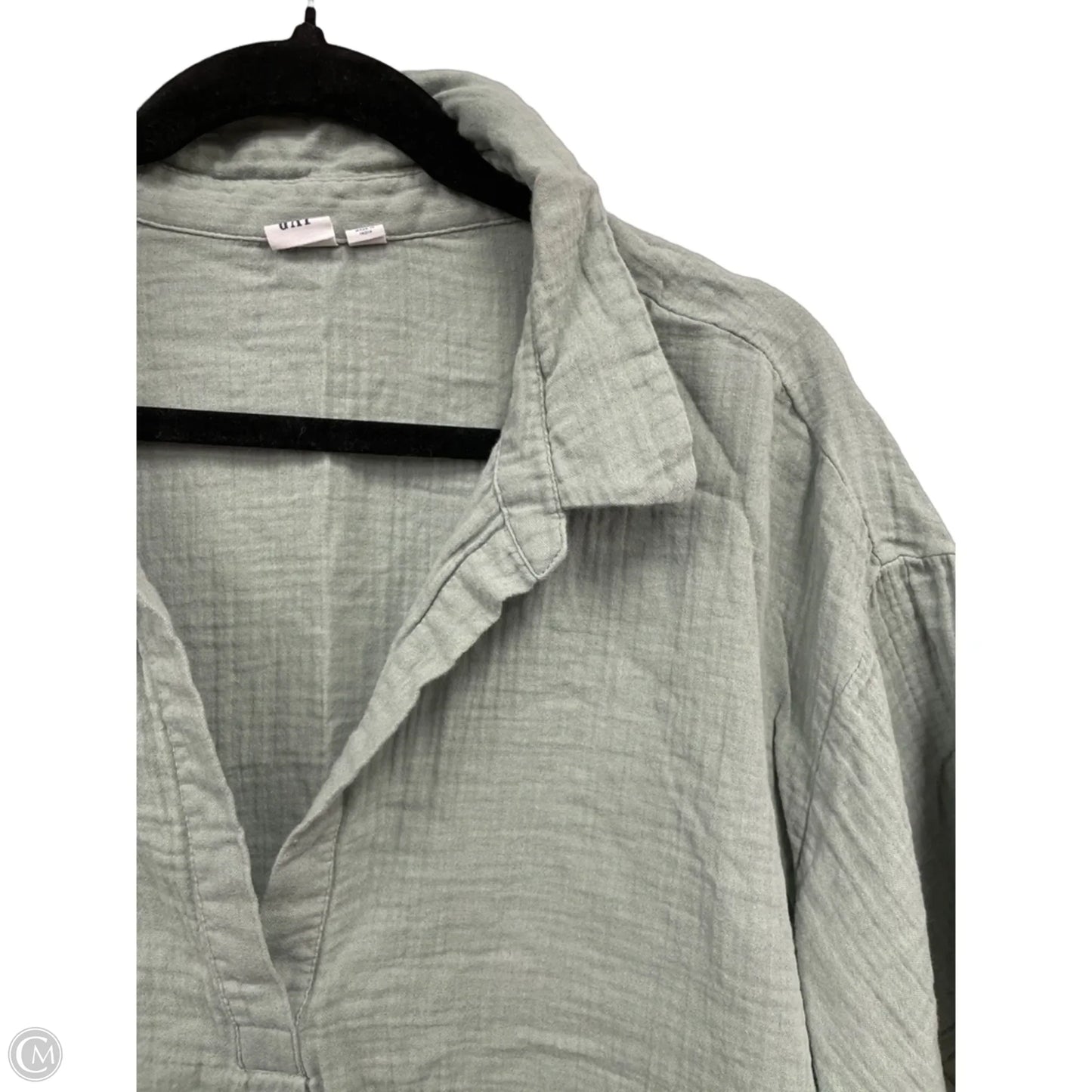 Top Short Sleeve By Gap In Green, Size: Xxl
