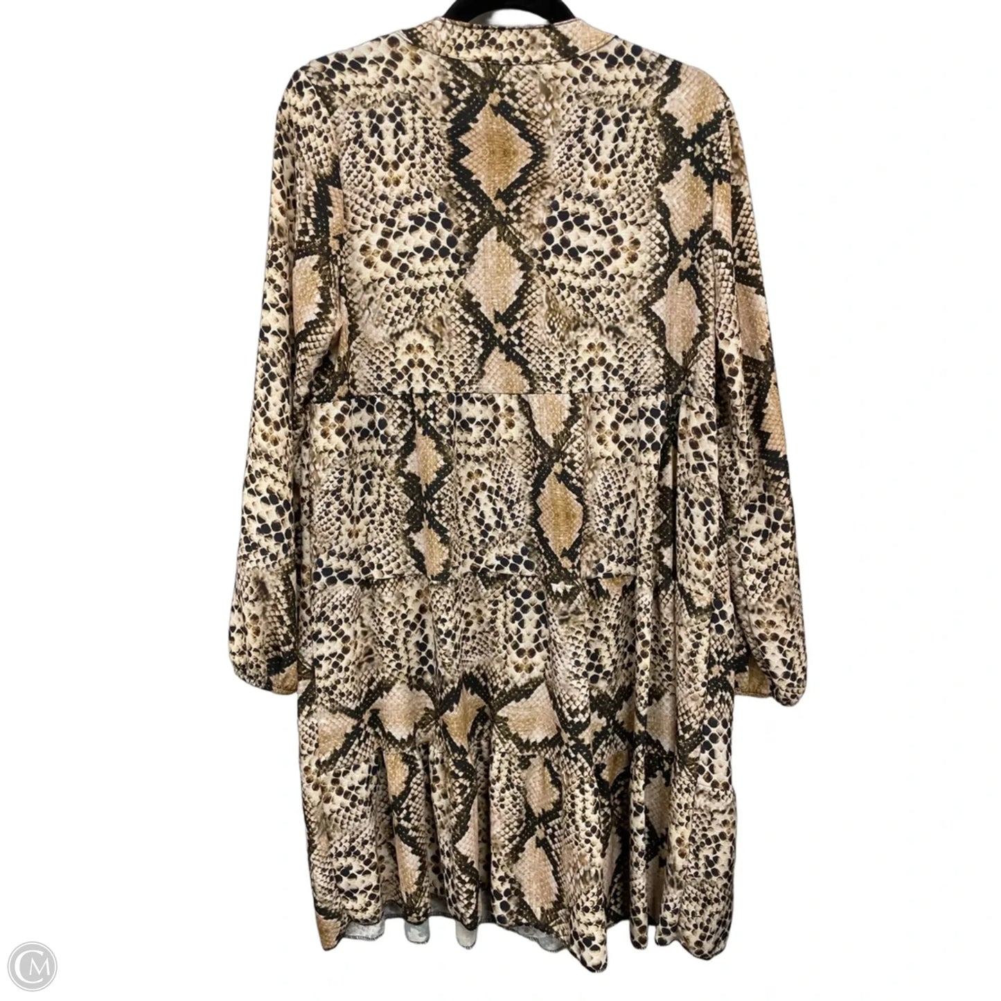 Dress Casual Short By Clothes Mentor In Tan, Size: 18
