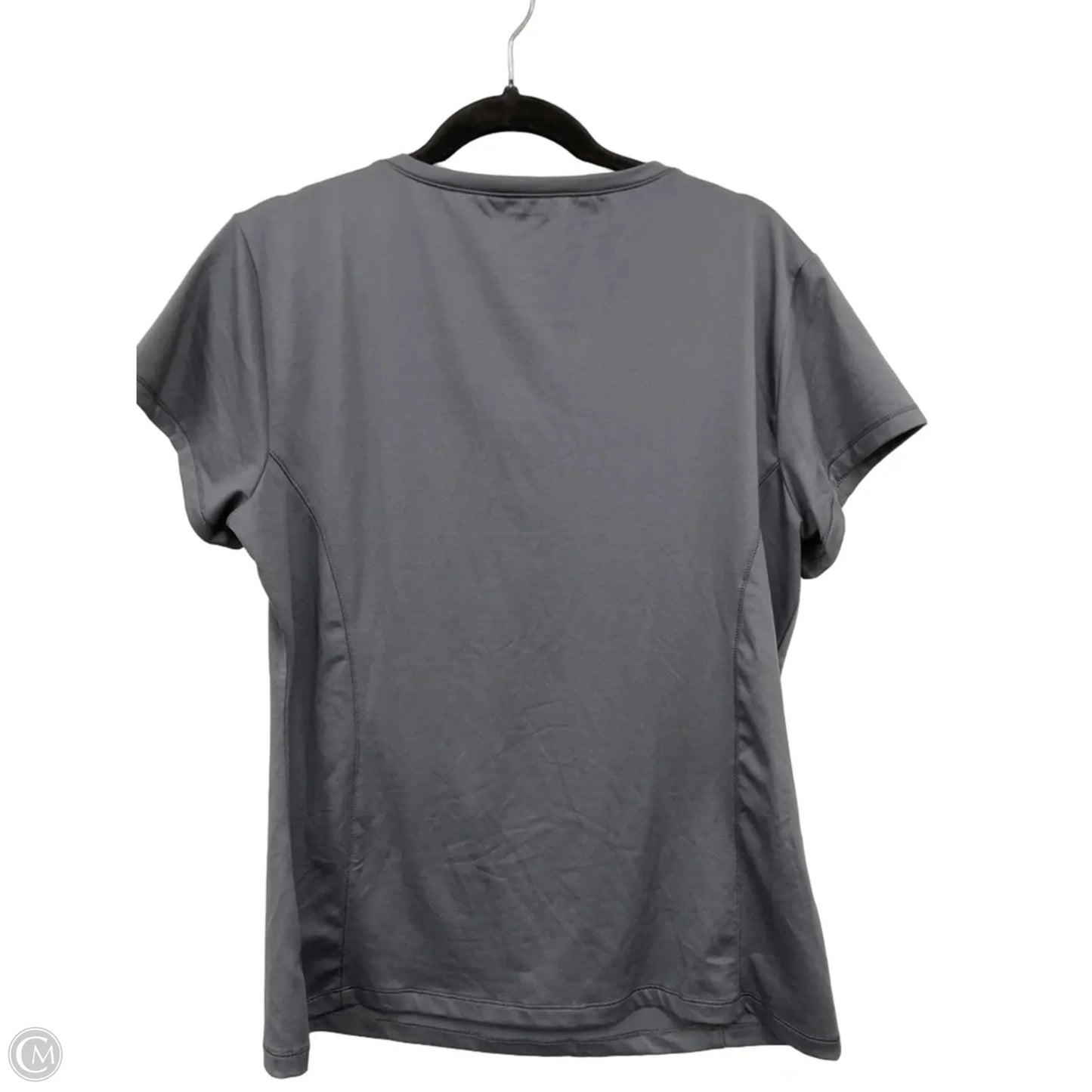 Athletic Top Short Sleeve By Bcg In Grey, Size: Xxl